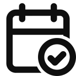 Calendar Success SVG Icon
